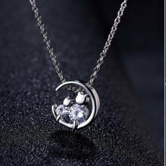 Cute Cat Couple Pendent - Picture 3 of 3